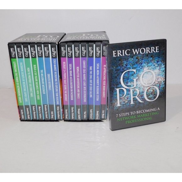 GoPro MLM Cold market Mastermind Home study Course 14 DVD & 24 CD Set w BONUS - Picture 1 of 7